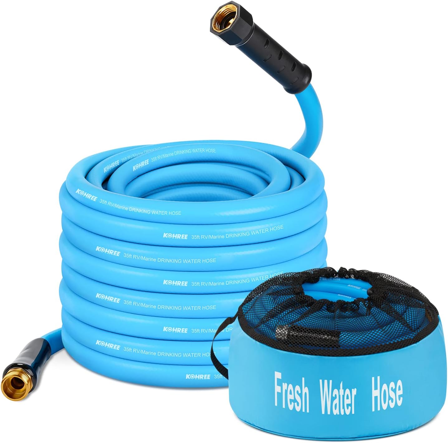 Kohree RV Water Hose with Storage Bag