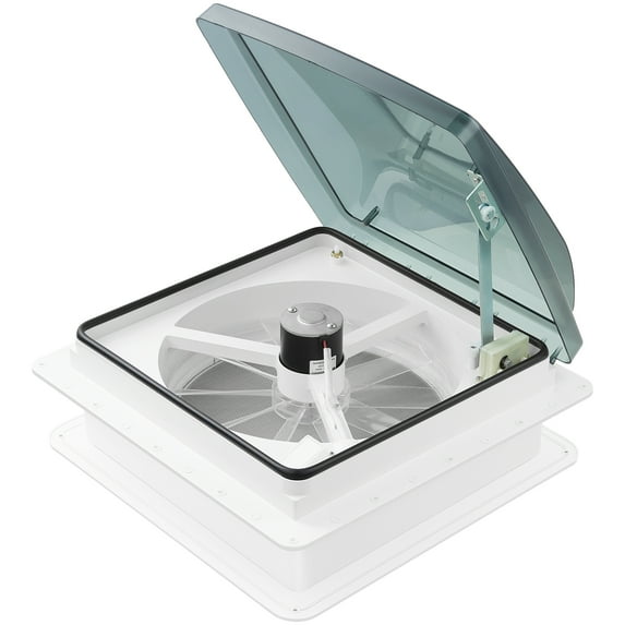 Kohree 14" RV Roof Vent Fan, 12V Air Ventilation RV Exhaust Fan with Adjustable Lid, Two-Way Air Ventilation, Quiet Reliable Manual, for Camper Trailer Bathroom