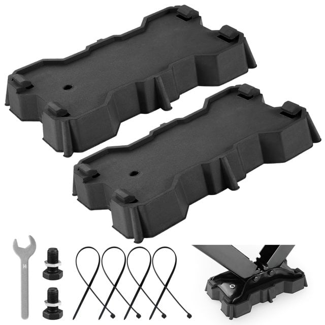 Kohree RV Jack Pads, Anti-Slip Rubber Scissor Jack Pads, RV Stabilizing Pads for RVs, Trailers, Campers