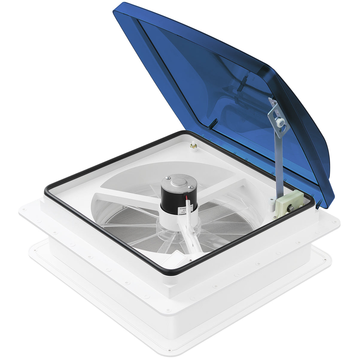 Kohree 12V 14" RV Roof Vent Fan, Manual Adjustable Super Quiet 10 Speed Reversible Air Ventilation RV Exhaust Fan with 10 Blades for Camper Trailer Bathroom