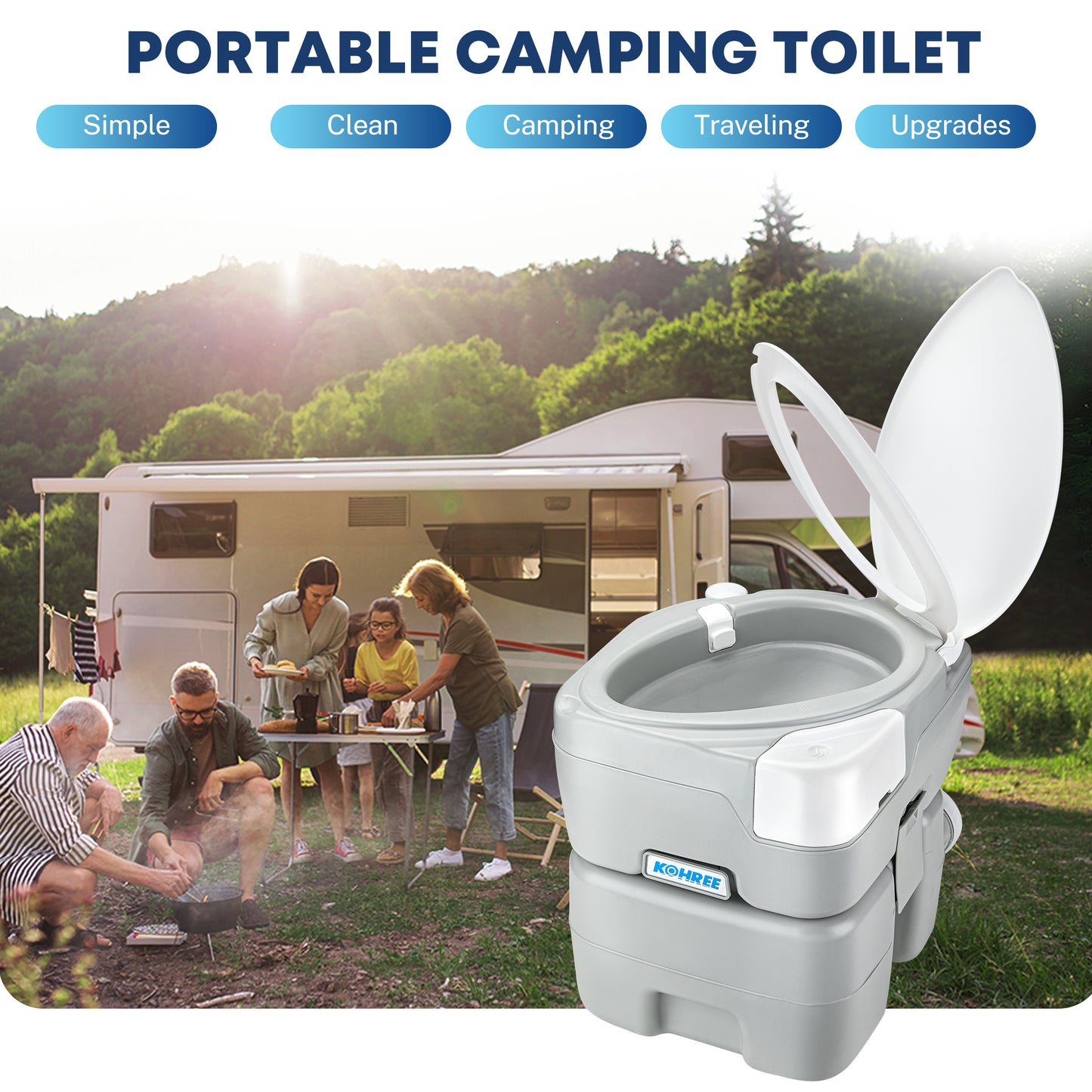 Kohree Camping Toilet for Adults