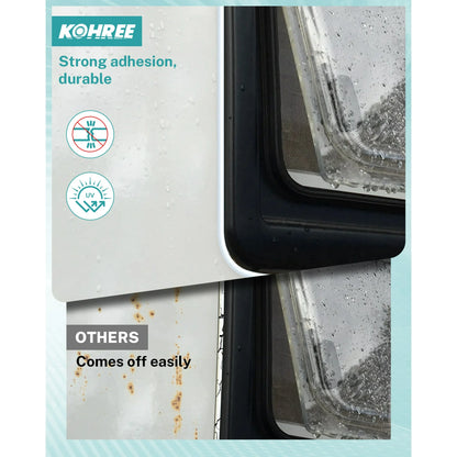 Kohree Non-Leveling RV Roof Sealant 1 Pack,White Non-Sag Lap Sealant for RV Roof Repair,Maintenance,Camper & Trailer