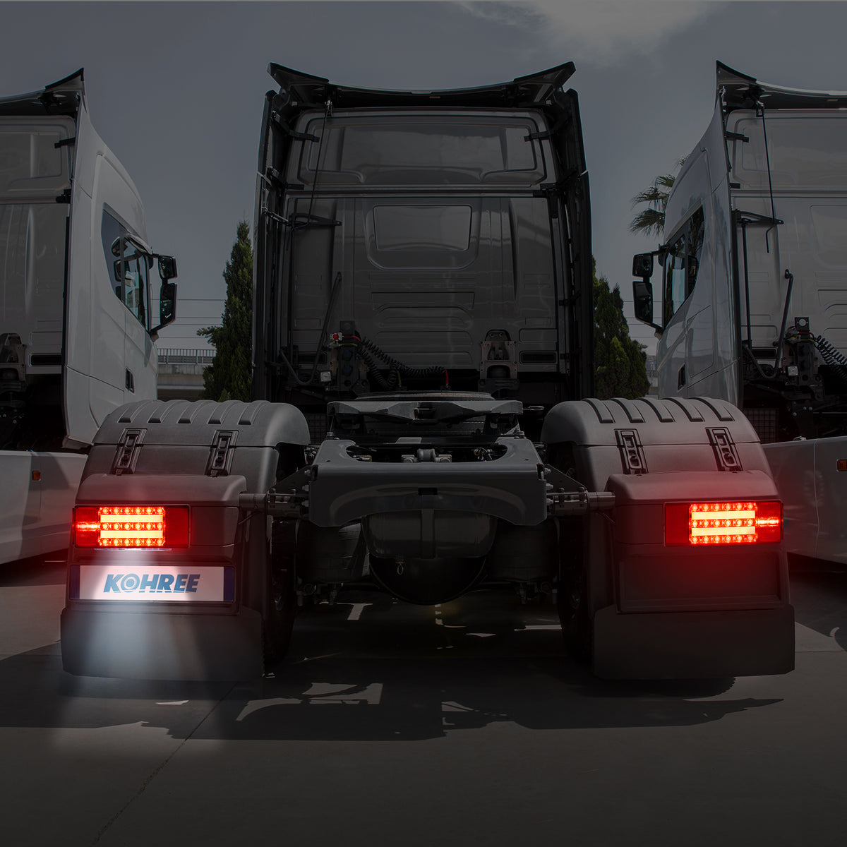 Kohree LED Trailer Lights Kit, LED Brake Turn Tail Lights ,DOT Certified for RV Car Marine under 80 inch