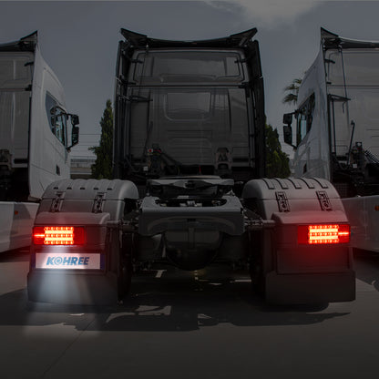 Kohree LED Trailer Lights Kit, LED Brake Turn Tail Lights ,DOT Certified for RV Car Marine under 80 inch