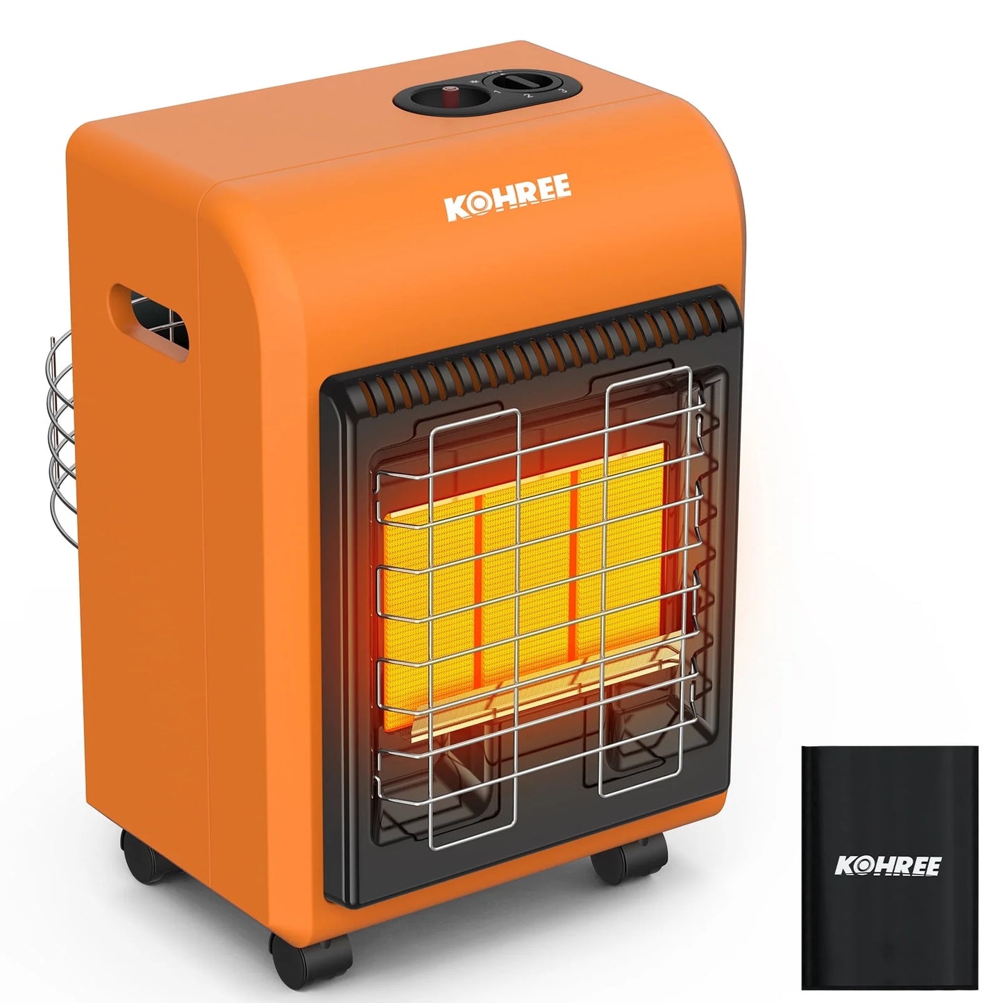 Kohree Propane Heater Portable 18000 BTU Cabinet Space Heater for Home ,Garage, Outdooor Sports ,Camping,RV,Fishing,Orange
