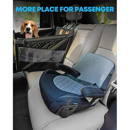 Kohree Dog Car Seat for Medium Small Dogs, Back Seat Extender with Hard Bottom, Waterproof Non-Slip Hammock for Pet, with Storage Pocket for Cars/SUV/Truck (22 * 22 * 21.5in)